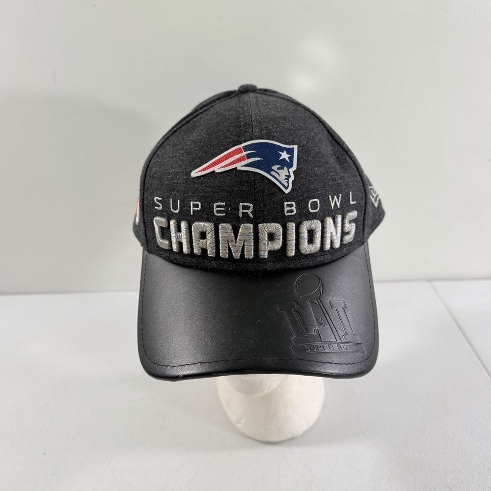 New Era England Patriots Super Bowl LI‎ 51 Champion Hat Cap NFL Leather Brim NWT